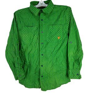 Company 81 Green Gingham Long Sleeve Cotton Shirt Size M